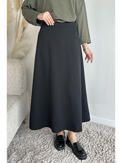 Julude Bel Lastikti Kiloş Tesettür Etek - S000491566-19351