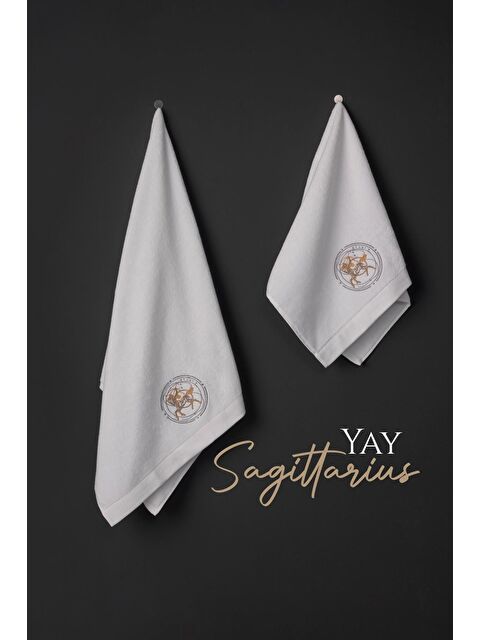 Varol %100 Microcotton Üst Kalite Havlu Seti Burç Nakışlı - S000378790-20063