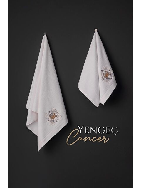 Varol %100 Microcotton Üst Kalite Havlu Seti Burç Nakışlı - S000378792-20063