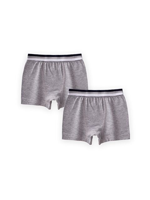 CİGİT İkili Boxer 2-9 Yaş Gri - S000516193-20600