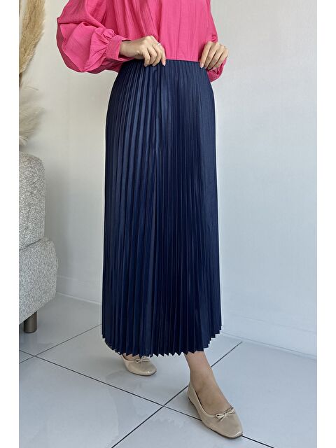 Julude Bel Lastikli Pileli Tesettür Etek - S000491567-21164