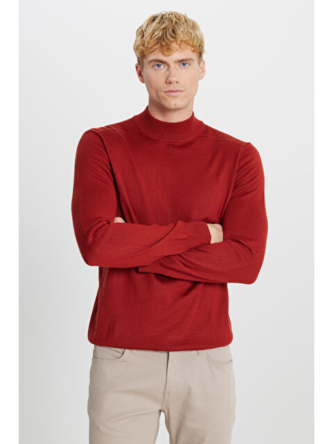 AC&Co / Altınyıldız Classics Erkek Kiremit Kazak - S000512341-18657