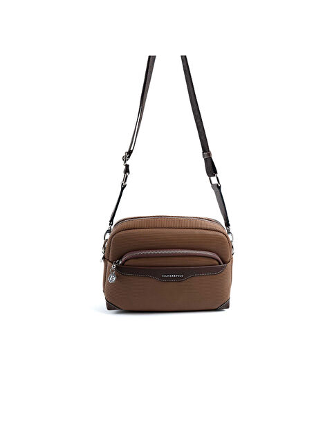 Silver Polo Kadın Çapraz Çanta 1201-47997 SILVER POLO ÇAPRAZ BAYAN ÇANTASI M86 KARAMEL-MAT KAHVE - S000507838-14955