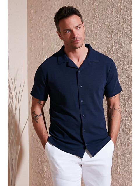 Buratti Pamuklu Regular Fit Kısa Kollu Gömlek 5902640 - S000010096-23093