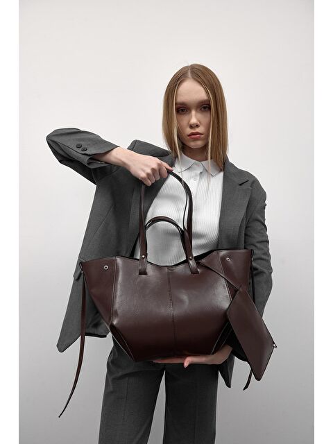 Shulebags Champ City Omuz Çantası Acı Kahve - S000423599-28102