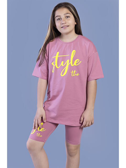 Toontoykids Kız Çocuk Baskılı Taytlı Takım - S000271013-20028