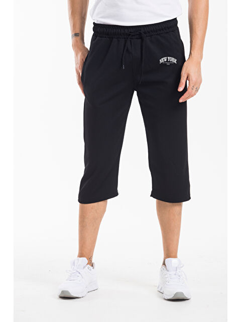 Süperlife Erkek New York Baskılı Uzun Şort SPR25SR081 - S000374792-19351