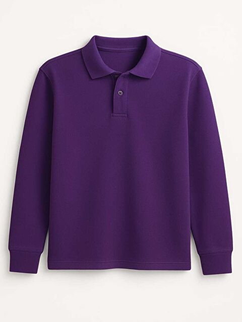 ajn Okul Tişört  Polo Yaka Uzun Kollu - S000245514-20040