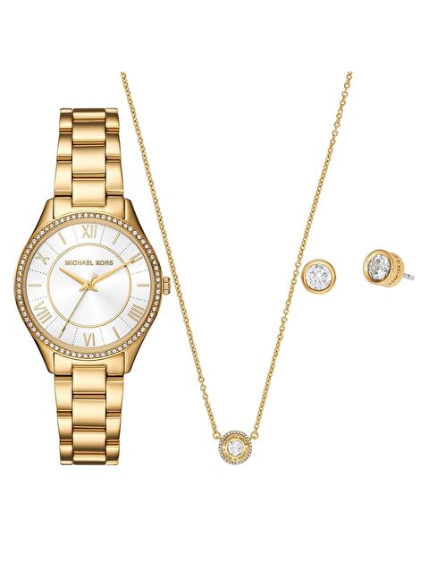 Michael Kors MK4849SET Kadın Kol Saati Kolye ve Küpe Seti