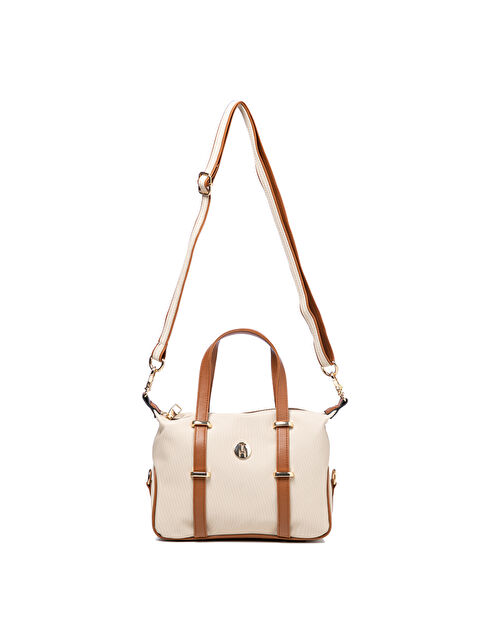 TH Kadın Omuz Çantası TH-YK12205 Krem-Taba