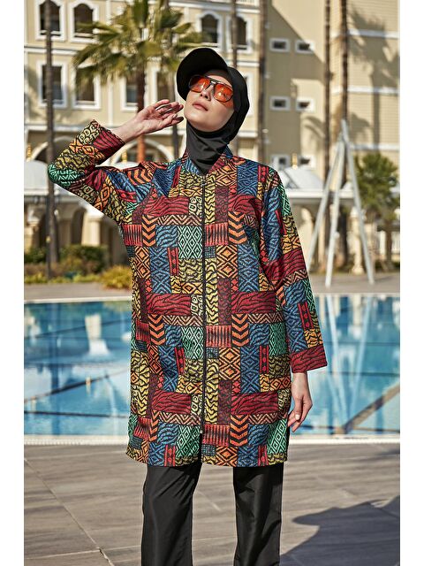 Remsa Mayo Paraşüt Tam Kapalı Tesettür Mayo R4603 Cemre - S000203034-19351