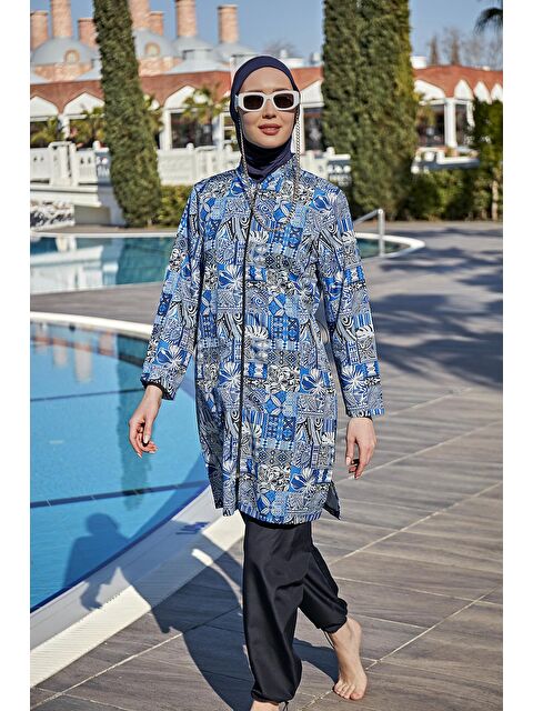 Remsa Mayo Paraşüt Tam Kapalı Tesettür Mayo R4604 Saliha - S000203012-21164