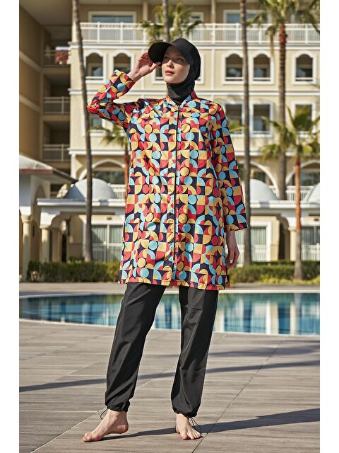 Remsa Mayo Paraşüt Tam Kapalı Tesettür Mayo R4606 Pervin - S000203013-19351