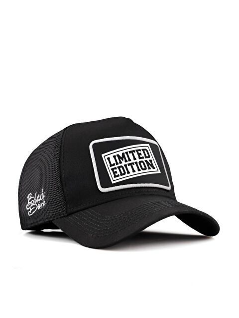 BlackBörk Limited Edition Logolu Siyah Trucker Şapka