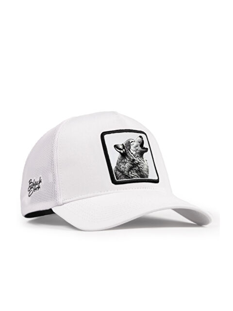 BlackBörk Logolu Beyaz Trucker Şapka