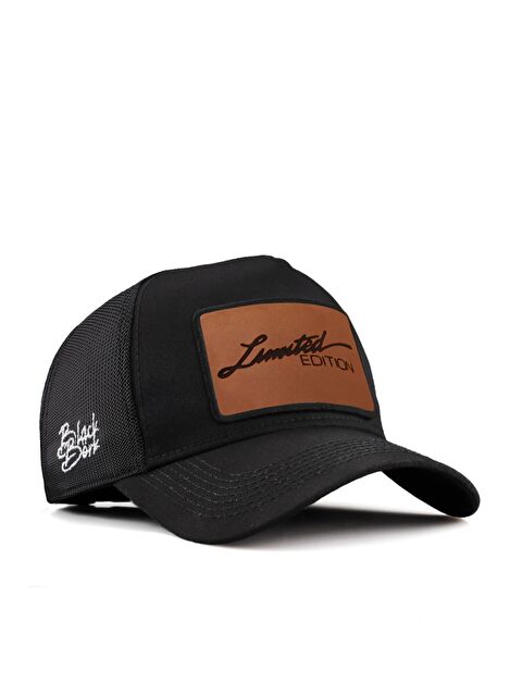 BlackBörk Limited Edition Logolu Siyah Trucker Şapka