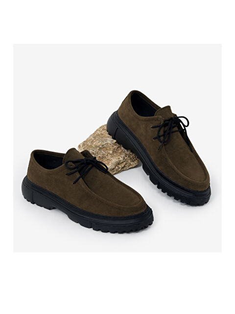 TONNY BLACK Erkek Haki Rahat Kalıp Erkek Klasik Ayakkabı - S000512732-18547