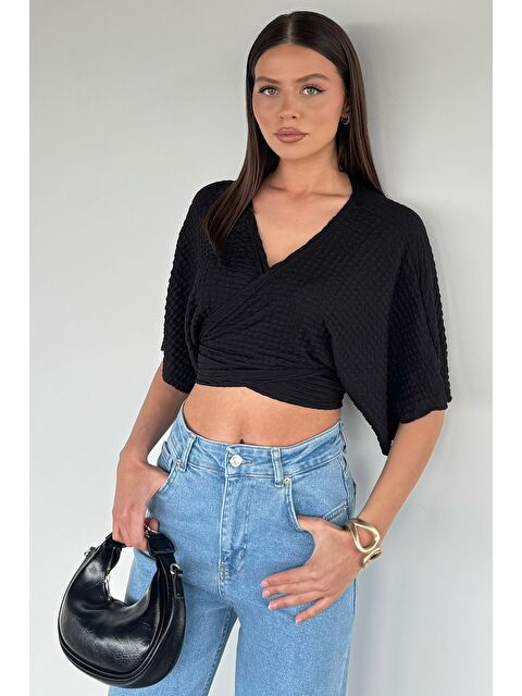 Gülseli Kadın Bağlamalı Bluz