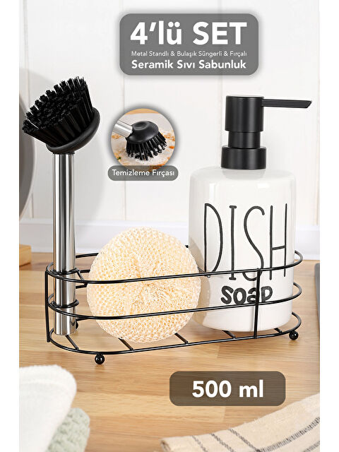 Meleni Home Süngerlik Bölmeli Sıvı Sabunluk