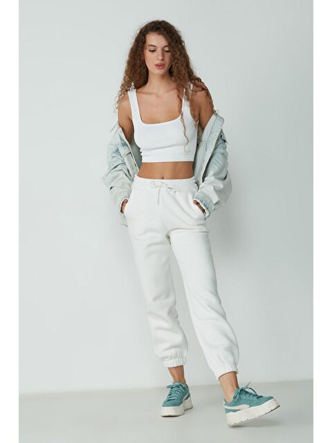 C&City Jogger Eşofman Altı 906 Ekru - S000216064-19965