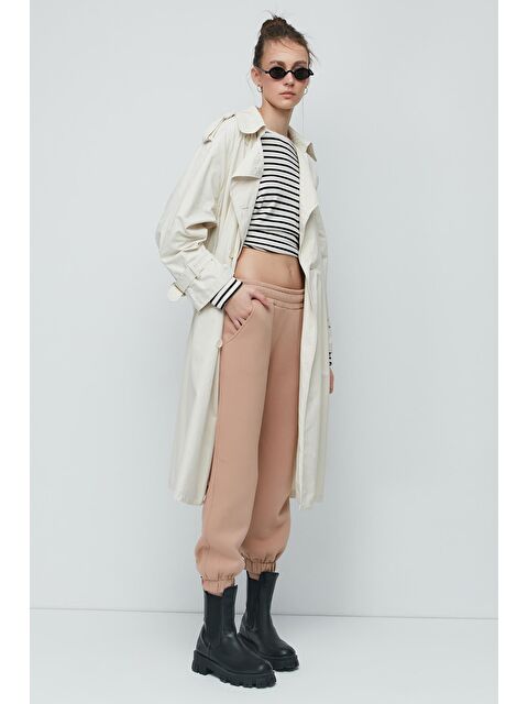 C&City Jogger Eşofman Altı 906 Krem - S000216064-19966