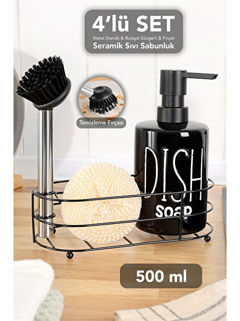 Meleni Home Süngerlik Bölmeli Sıvı Sabunluk