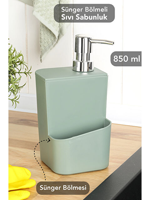 Meleni Home Süngerlik Bölmeli Sıvı Sabunluk