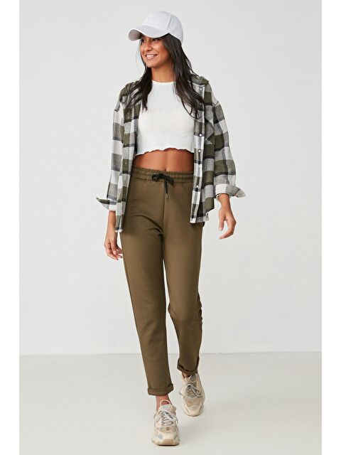 C&City Double Paça Eşofman Altı 807 Haki - S000216066-18547