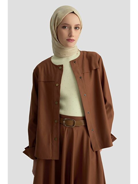 ARMİNE Ceket 25K5124 Kahve - S000508441-19413