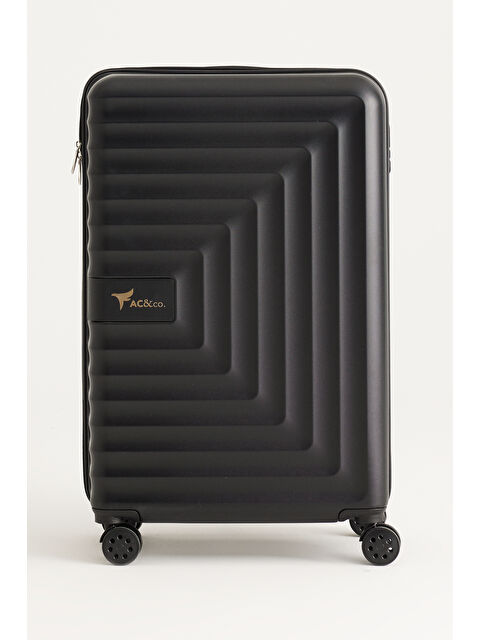 AC&Co / Altınyıldız Classics Erkek Siyah Büyük Boy Valiz - S000394263-19351