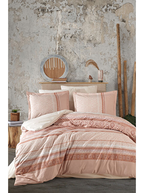 Clasy %100 Pamuk Nevresim Takımı Çift Kişilik Latrina - S000339661-24085