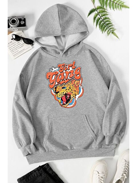 uyguntarz Unisex Gril Gang Baskılı Sweatshirt - S000268927-20600
