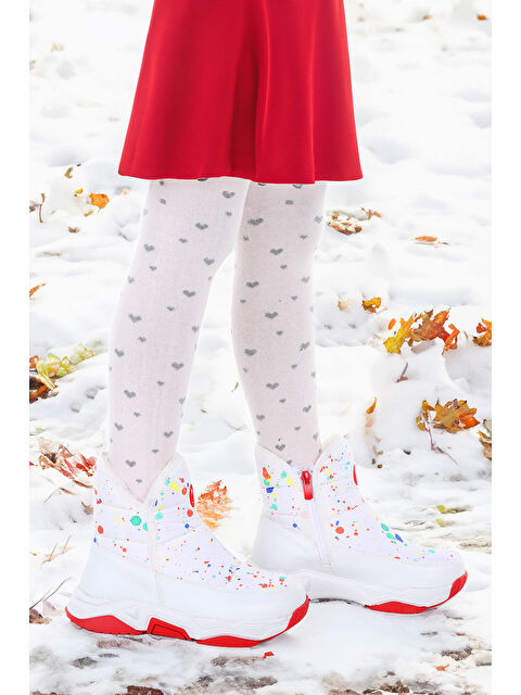 Kiko Kids Rocco Fermuarlı Kız Çocuk Kar Botu - S000279542-37232