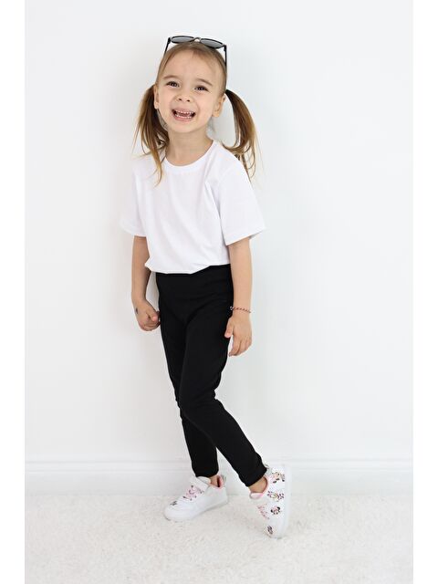Miababy Basic Kız Çocuk Tayt %100 Pamuk 6 Ay 5 Yaş - S000412991-19351