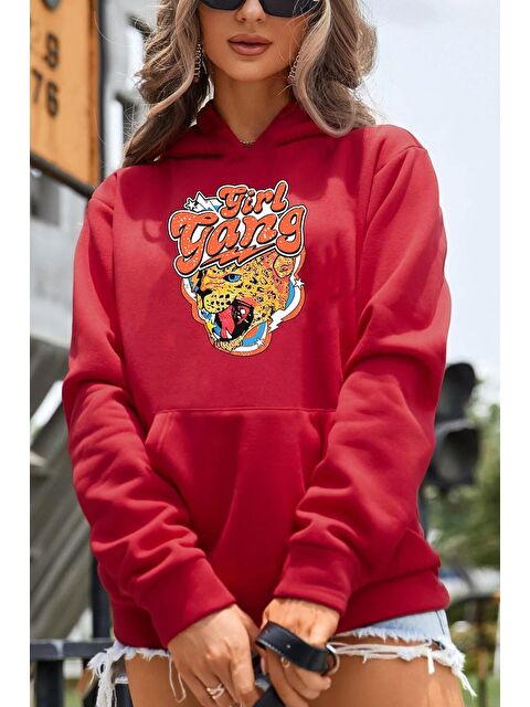 uyguntarz Unisex Gril Gang Baskılı Sweatshirt - S000268927-20045