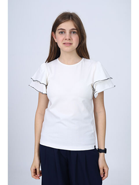 Toontoykids Kız Çocuk Okul Tişört - S000388612-19965