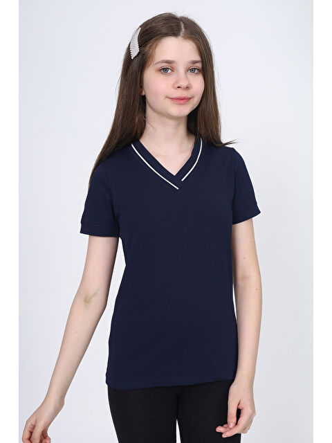 Toontoykids Kız Çocuk Okul Tişört - S000388617-21164