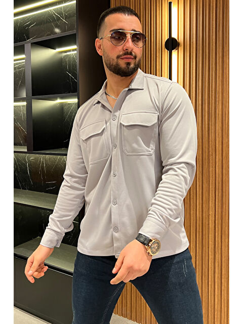 Mishar İtalia Erkek Çift Cepli Uzun Kol Gömlek - S000308841-20600
