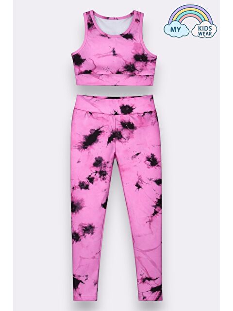 My Kids Wear Kız Çocuk Çok Amaçlı Desenli Mayo & Spor Takımı 12442 - S000501980-37396