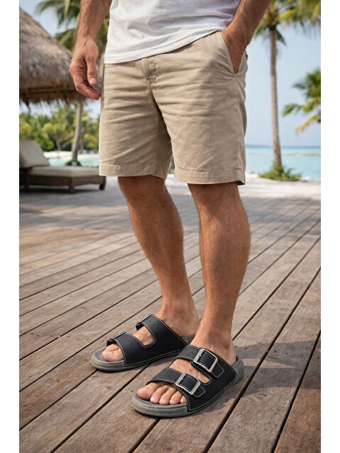 MODAFRATO RANGER Erkek Terlik Dış Mekan ve Ev Terliği - S000512736-19351