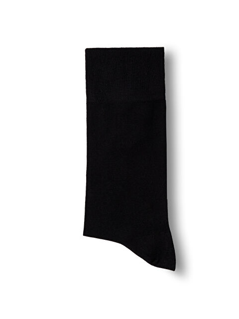 Kiğılı Tekli Bambu Karışımlı Düz Çorap