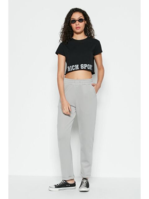 C&City Double Paça Eşofman Altı 807 Gri - S000216066-20600