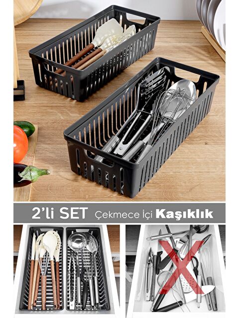 Meleni Home 2'li Modüler Kaşıklık Seti - S000385165-19351