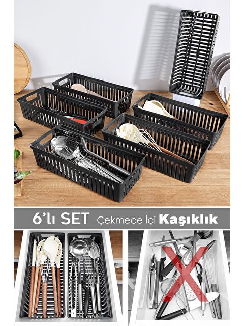 Meleni Home 6'lı Modüler Kaşıklık Seti - S000385167-19351