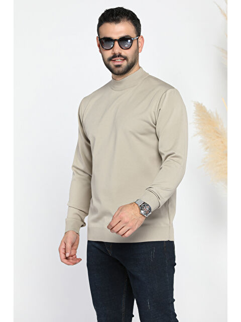 Mishar İtalia Erkek Yarım Balıkçı Triko Kazak - S000300508-26429