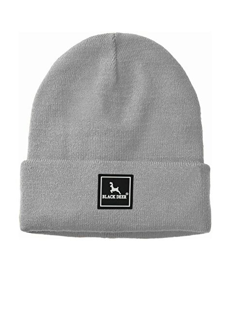 Black Deer Unisex Kışlık Bere Düz Logolu Yumuşak Triko Basic Akrilik Beanie - S000120731-20600