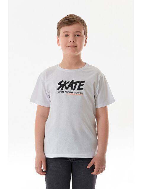 Fullamoda Önü Ve Arkası Baskılı Erkek Çocuk Tişört - S000381184-20063