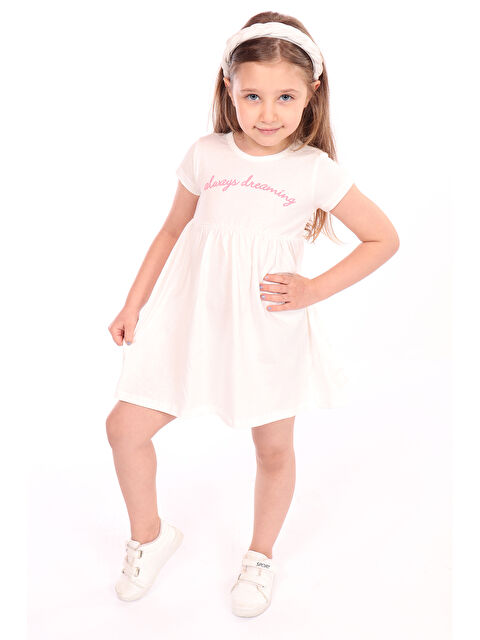 Toontoykids Kız Çocuk Baskılı Elbise - S000268325-19965