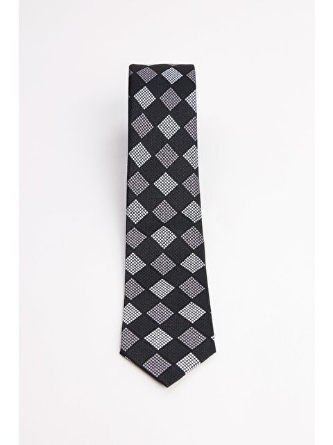 TUDORS Klasik Cep Mendilli Desenli Kravat