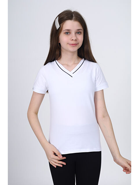 Toontoykids Kız Çocuk Okul Tişört - S000388617-20063